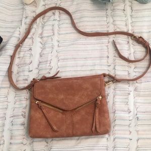 Vegan leather crossbody/clutch bag
